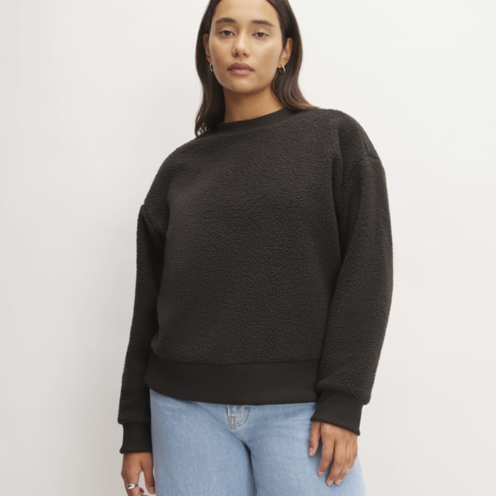 Everlane The ReNew Fleece Raglan Sweatshirt - Picture 2 of 4